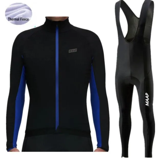 2021 Proteam Maap Thermische Fleece Winter Jersey GEL Fietsen Kleding Set Riding Triathlon Sport Fietsen Pak