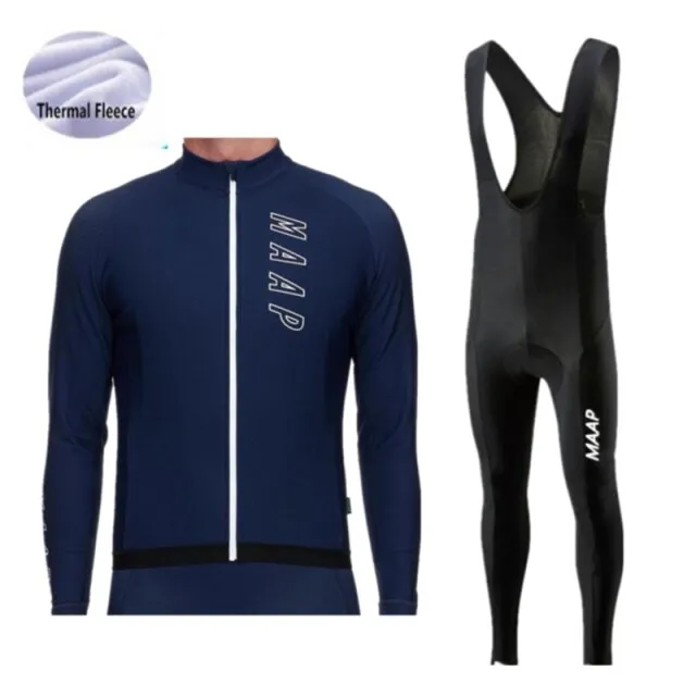 2021 Proteam Maap Thermische Fleece Winter Jersey GEL Fietsen Kleding Set Riding Triathlon Sport Fietsen Pak