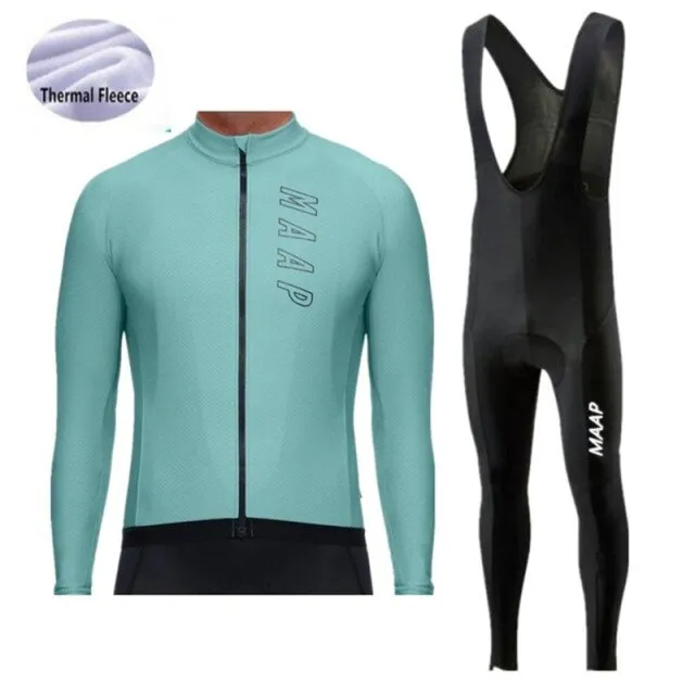 2021 Proteam Maap Thermische Fleece Winter Jersey GEL Fietsen Kleding Set Riding Triathlon Sport Fietsen Pak