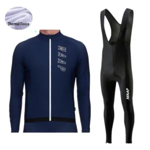 2021 Proteam Maap Thermische Fleece Winter Jersey GEL Fietsen Kleding Set Riding Triathlon Sport Fietsen Pak