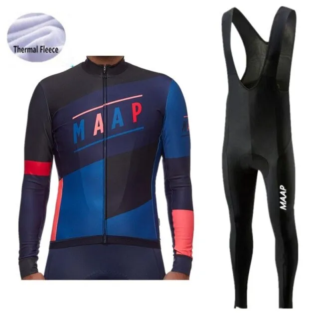 2021 Proteam Maap Thermische Fleece Winter Jersey GEL Fietsen Kleding Set Riding Triathlon Sport Fietsen Pak