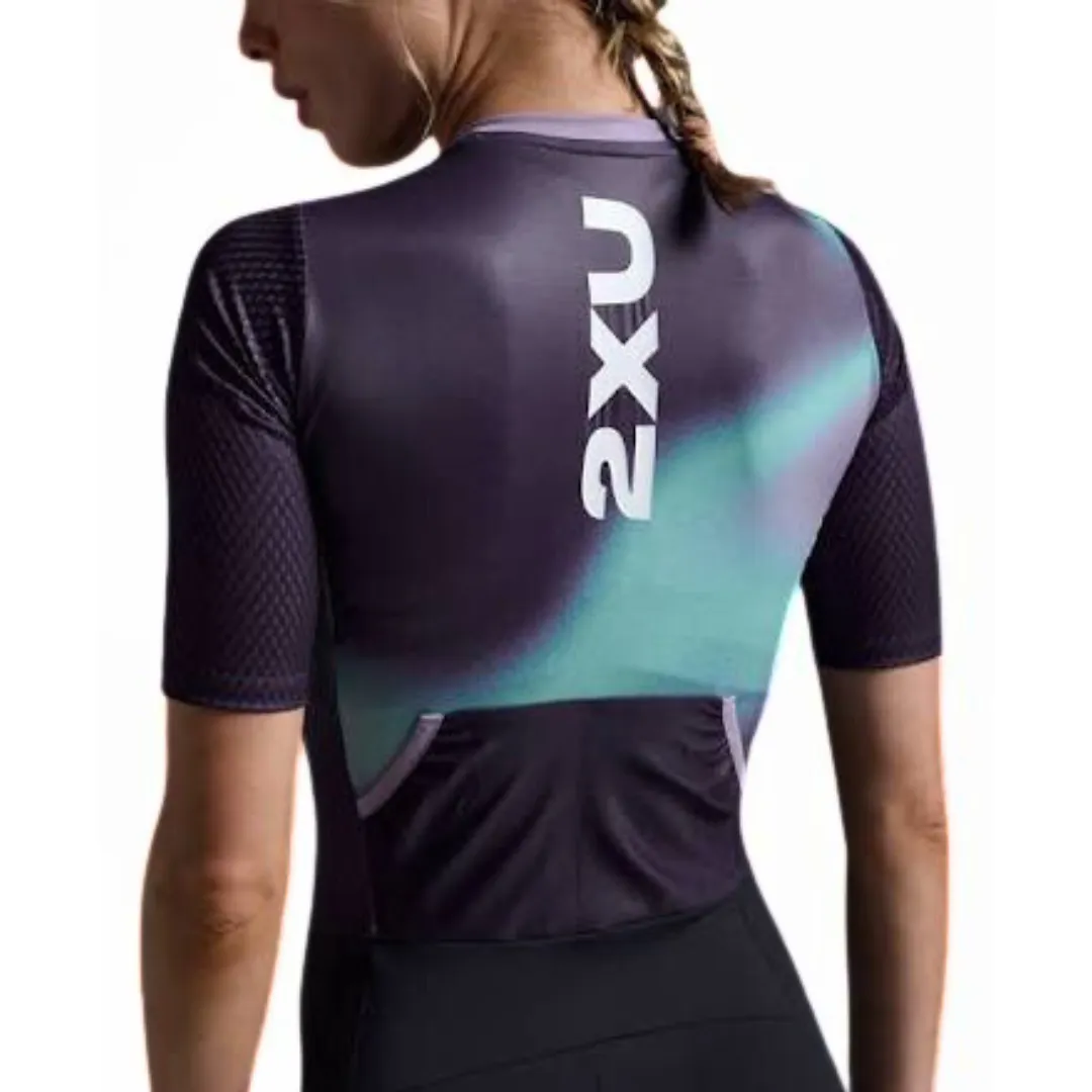 2XU Women's Aero Hex Sleeved Trisuit
