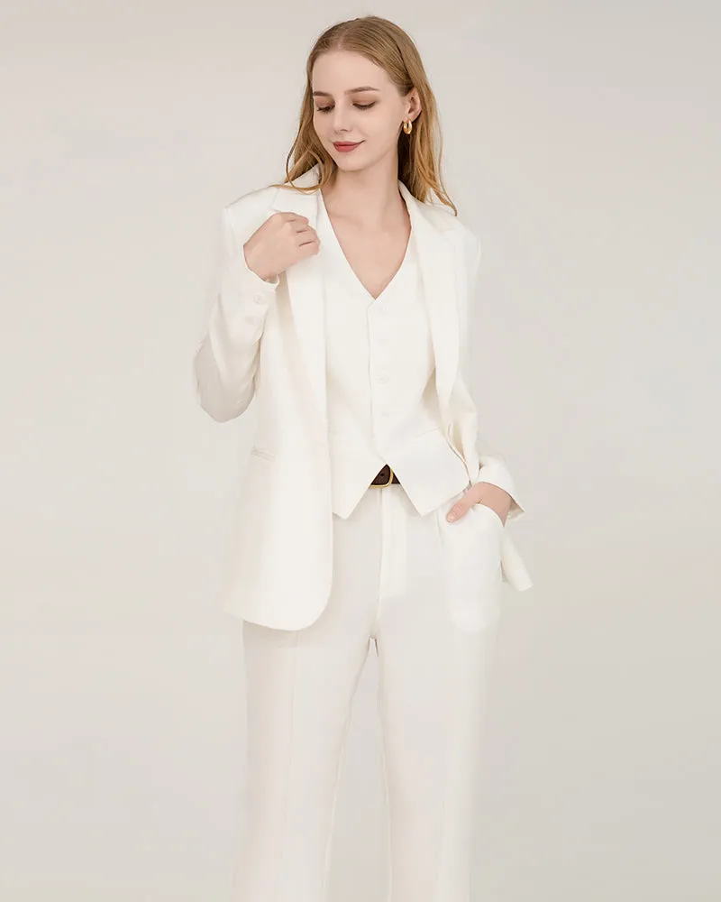 40 Momme Regular Fitted Silk Vest