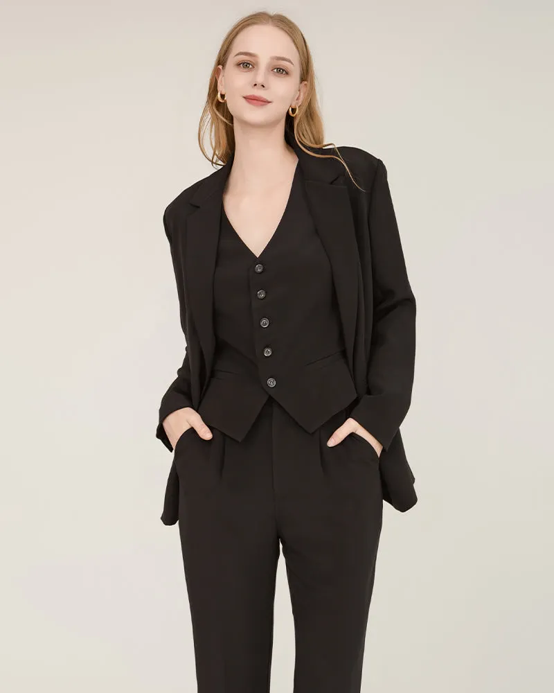 40 Momme Regular Fitted Silk Vest