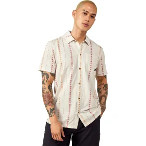 686 Nomad Perforated Short Sleeve Button Down Southwest Limestone