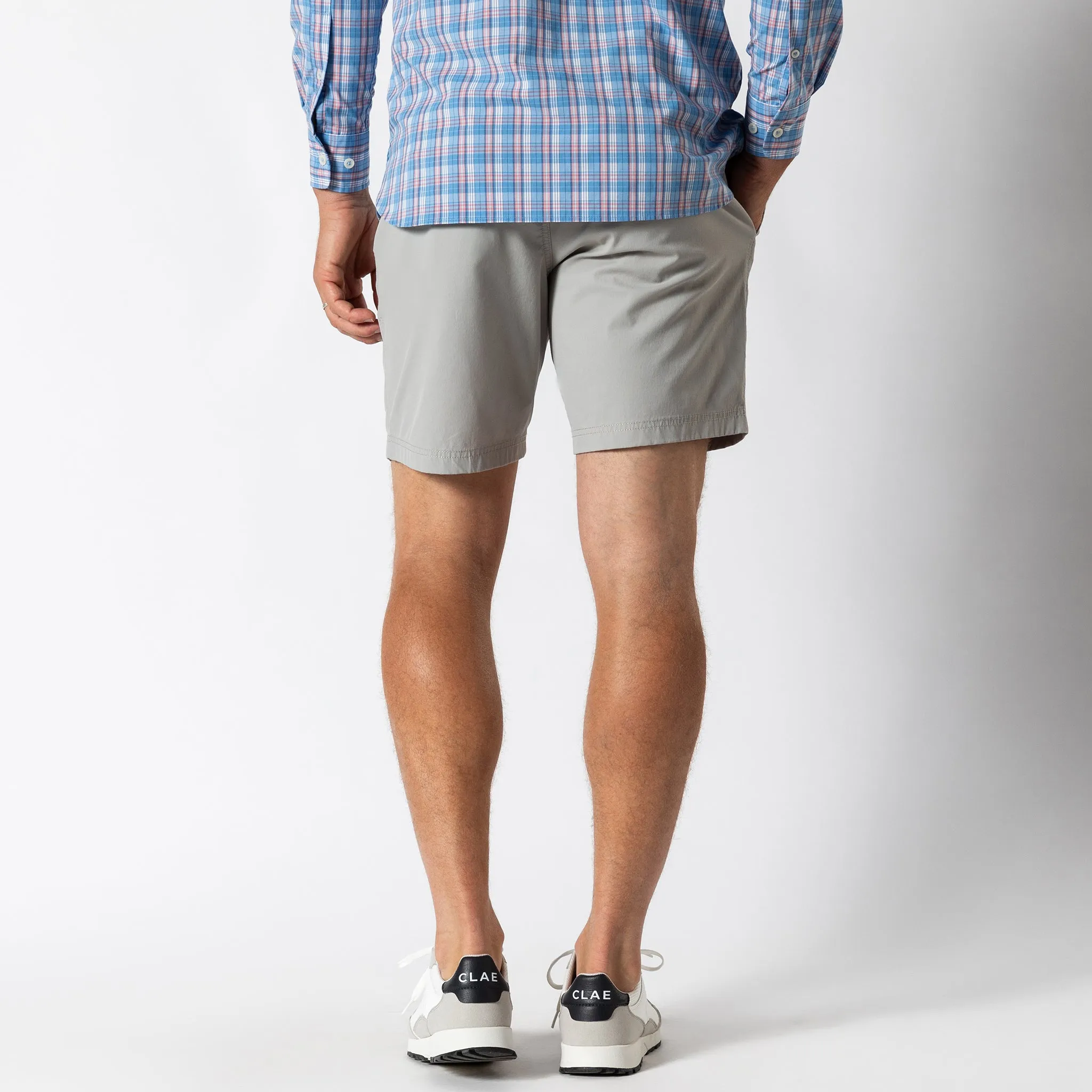8" Harbor Performance Short - Limestone Grey