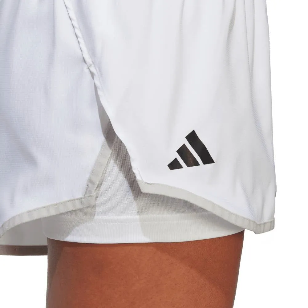 adidas Women's Club Short (White)