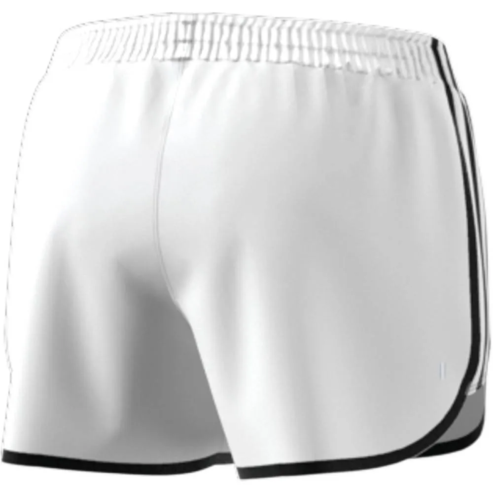 adidas Women's Marathon Short 3-Inch (White/Black)