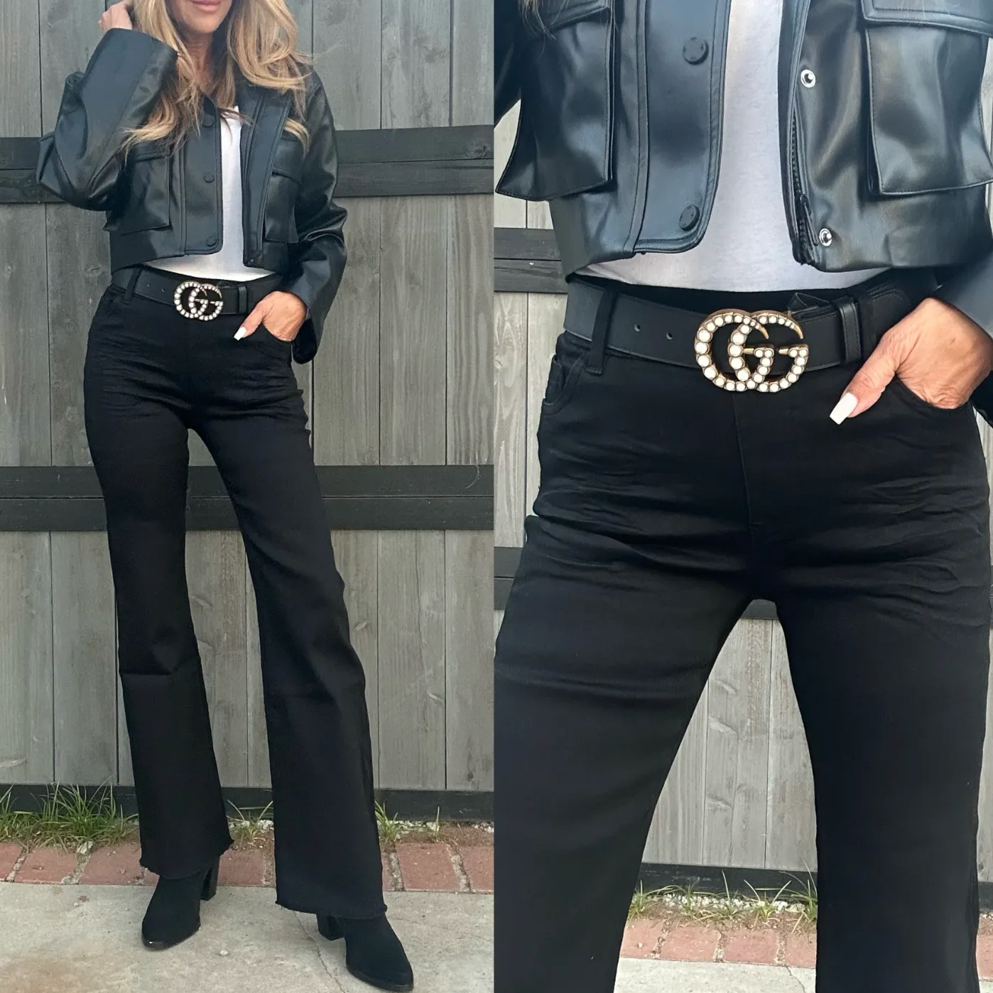 AMANDA IN BLACK DENIM