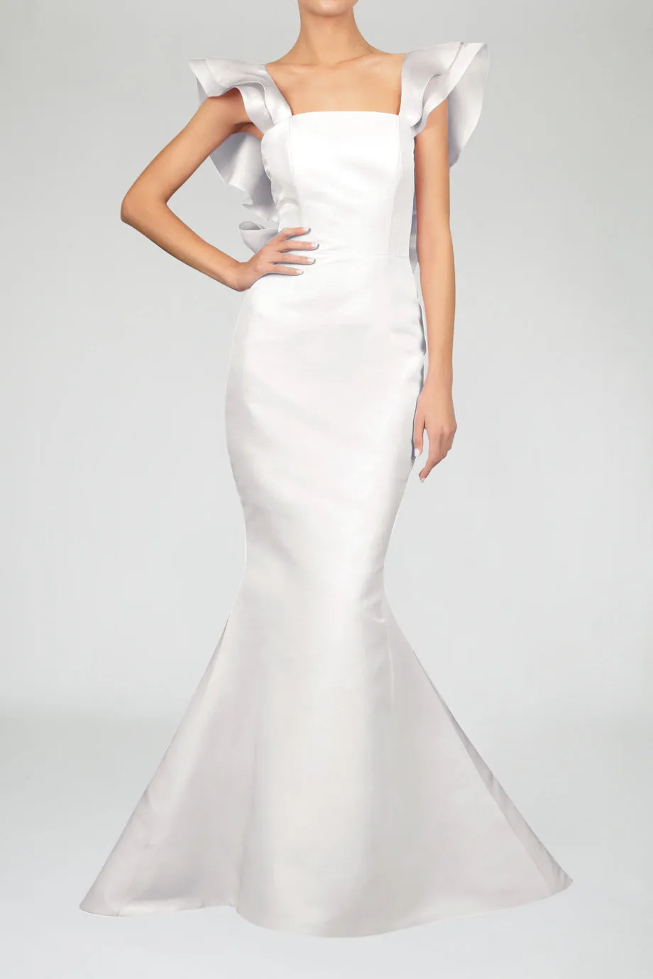 Amélie Silk Faille Mermaid Gown