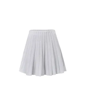 Anell Golf Cool Blend Pleated Skirt - Soft Blue