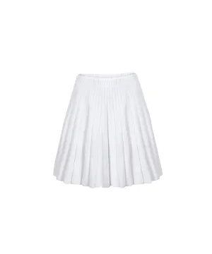 Anell Golf Cool Blend Pleated Skirt - White