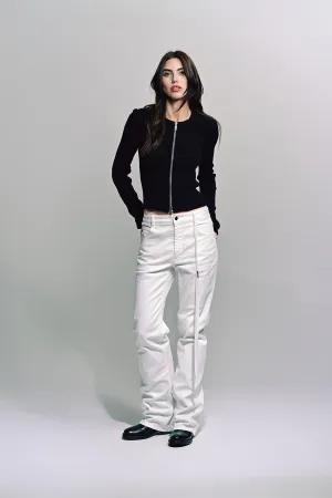 ANN DEMEULEMEESTER | TERNA CROP ZIP CARIDGAN