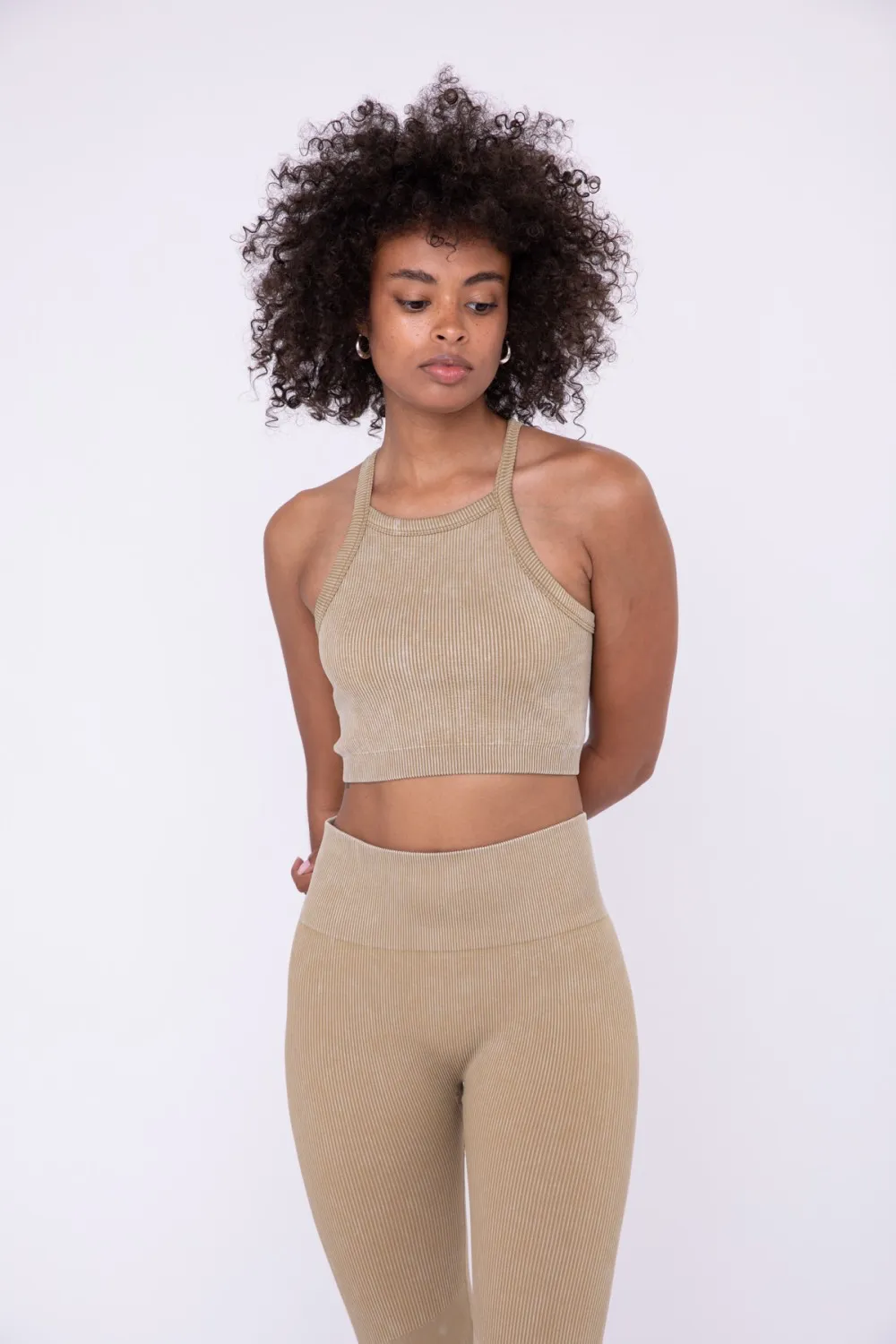 Annabel Square Front Ribbed Tank Top