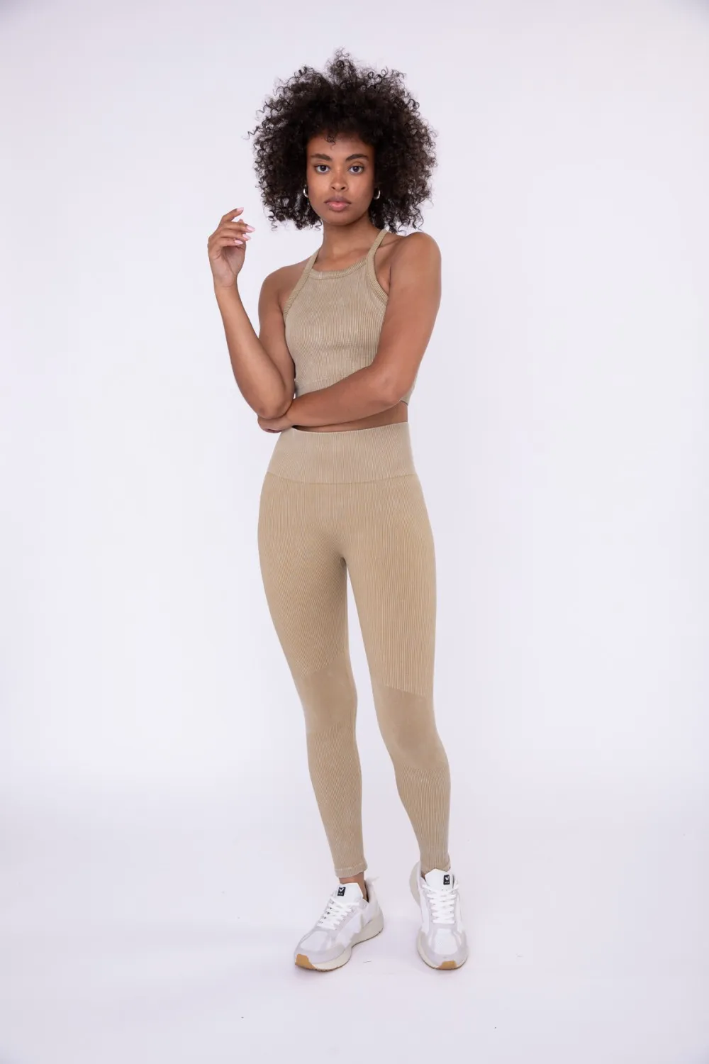 Annabel Square Front Ribbed Tank Top