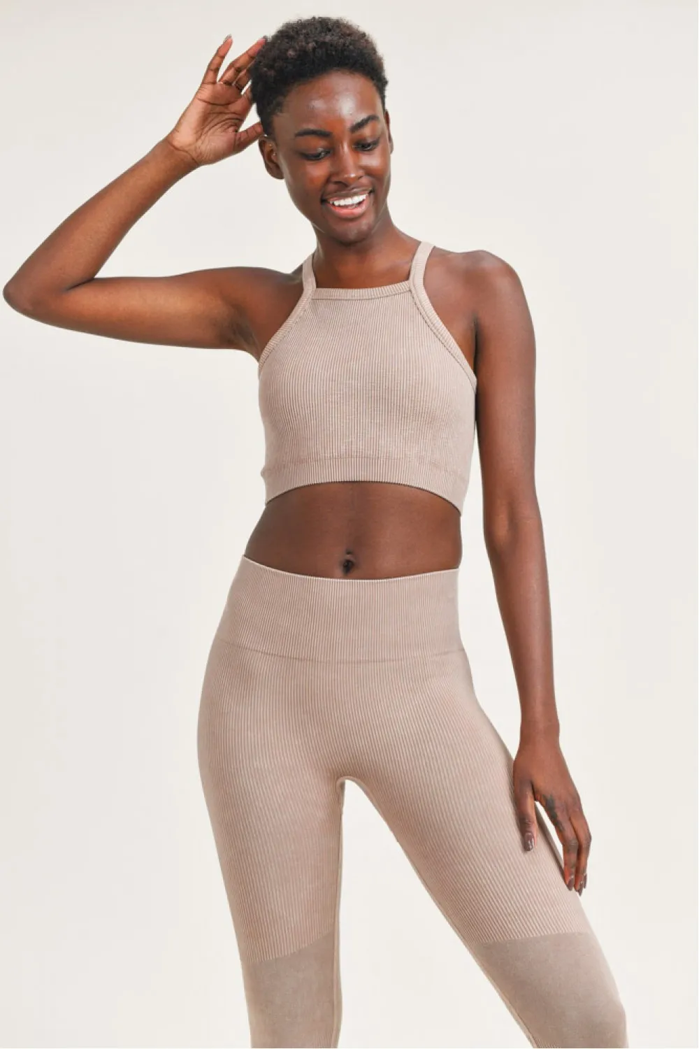 Annabel Square Front Ribbed Tank Top