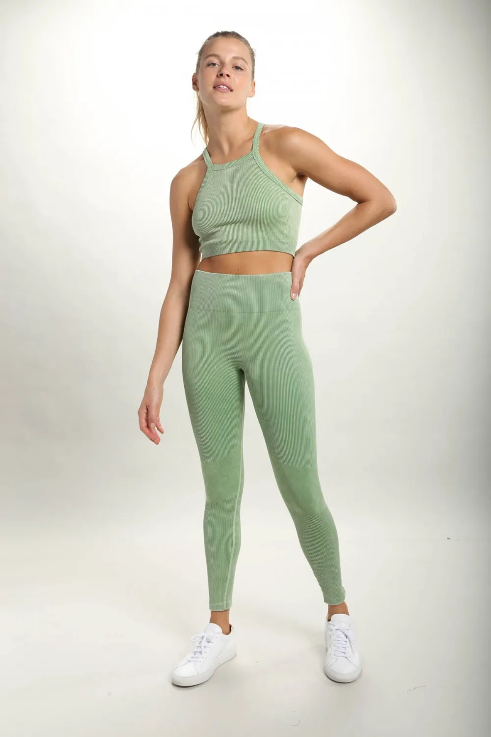 Annabel Square Front Ribbed Tank Top