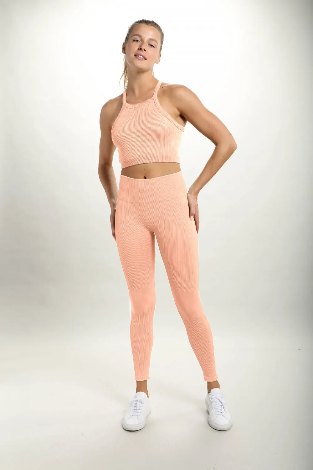 Annabel Square Front Ribbed Tank Top