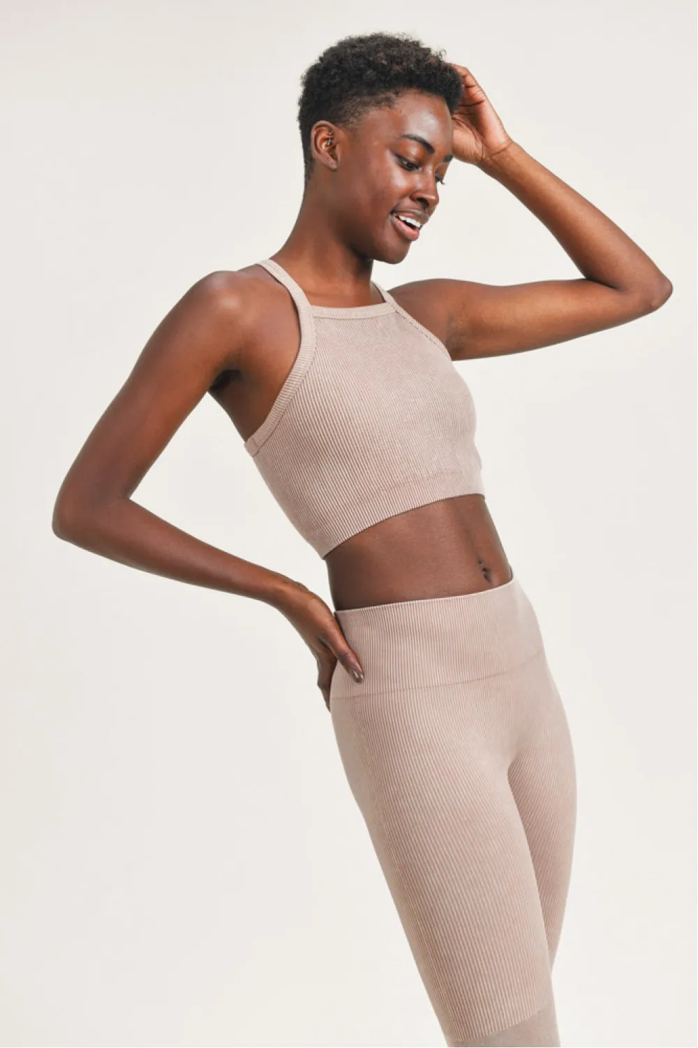 Annabel Square Front Ribbed Tank Top