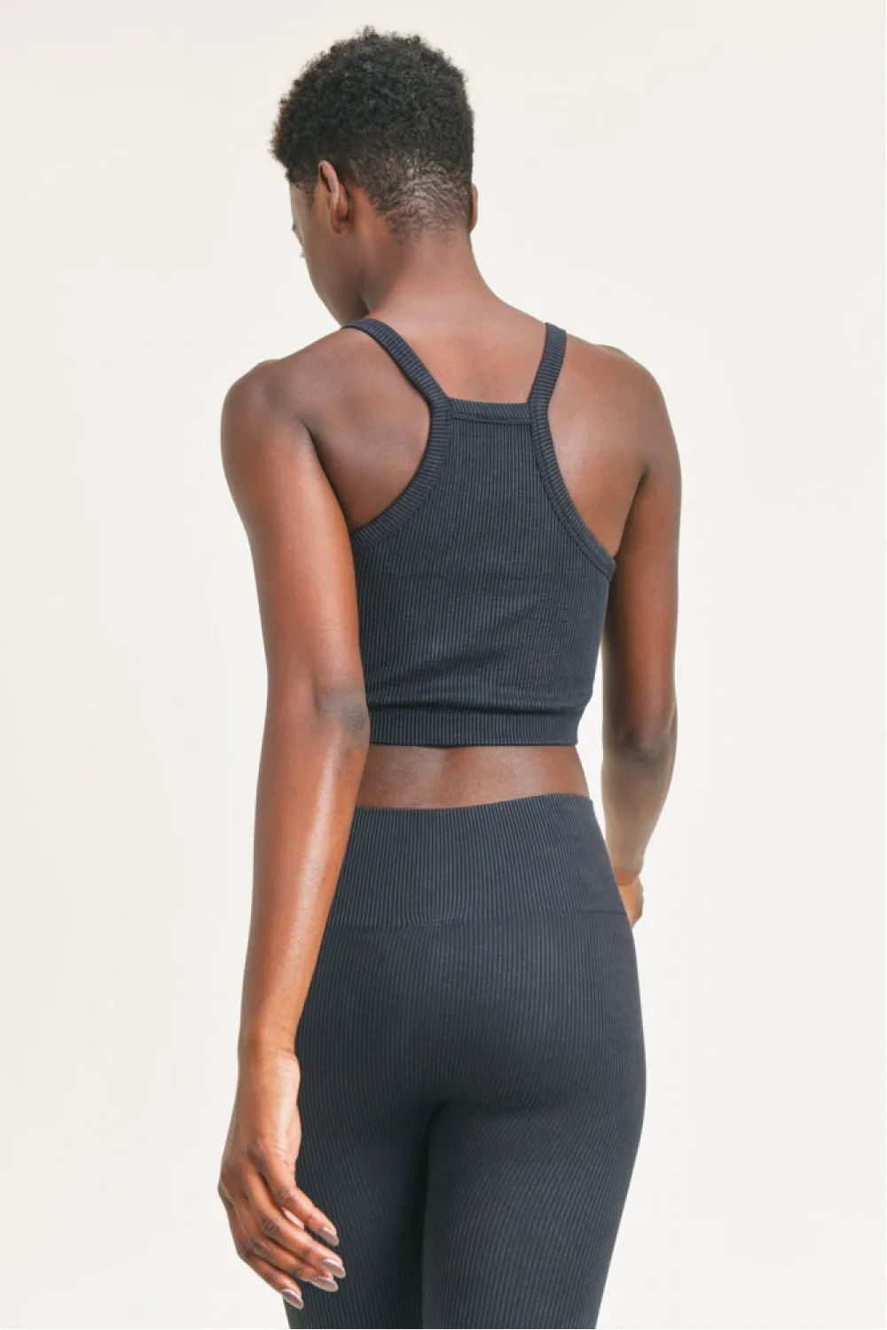 Annabel Square Front Ribbed Tank Top