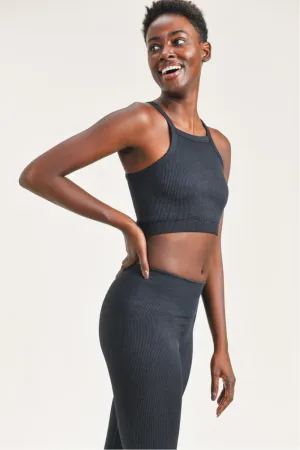 Annabel Square Front Ribbed Tank Top