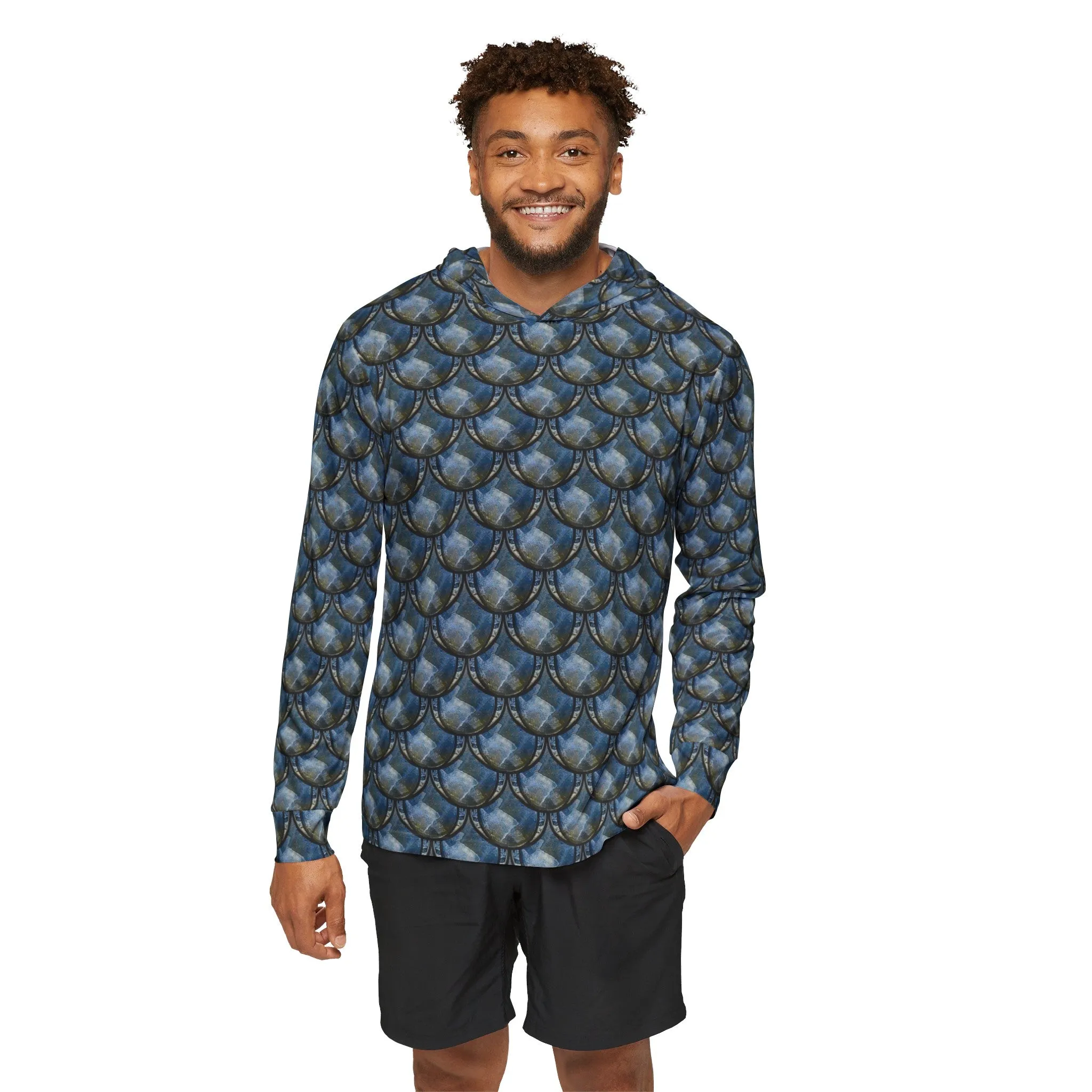 Athletic Activewear Hoodie (His/Virilis)(Opal Skies Cantus Primus "Lūminōsitās") RJSTHs2024 RJS