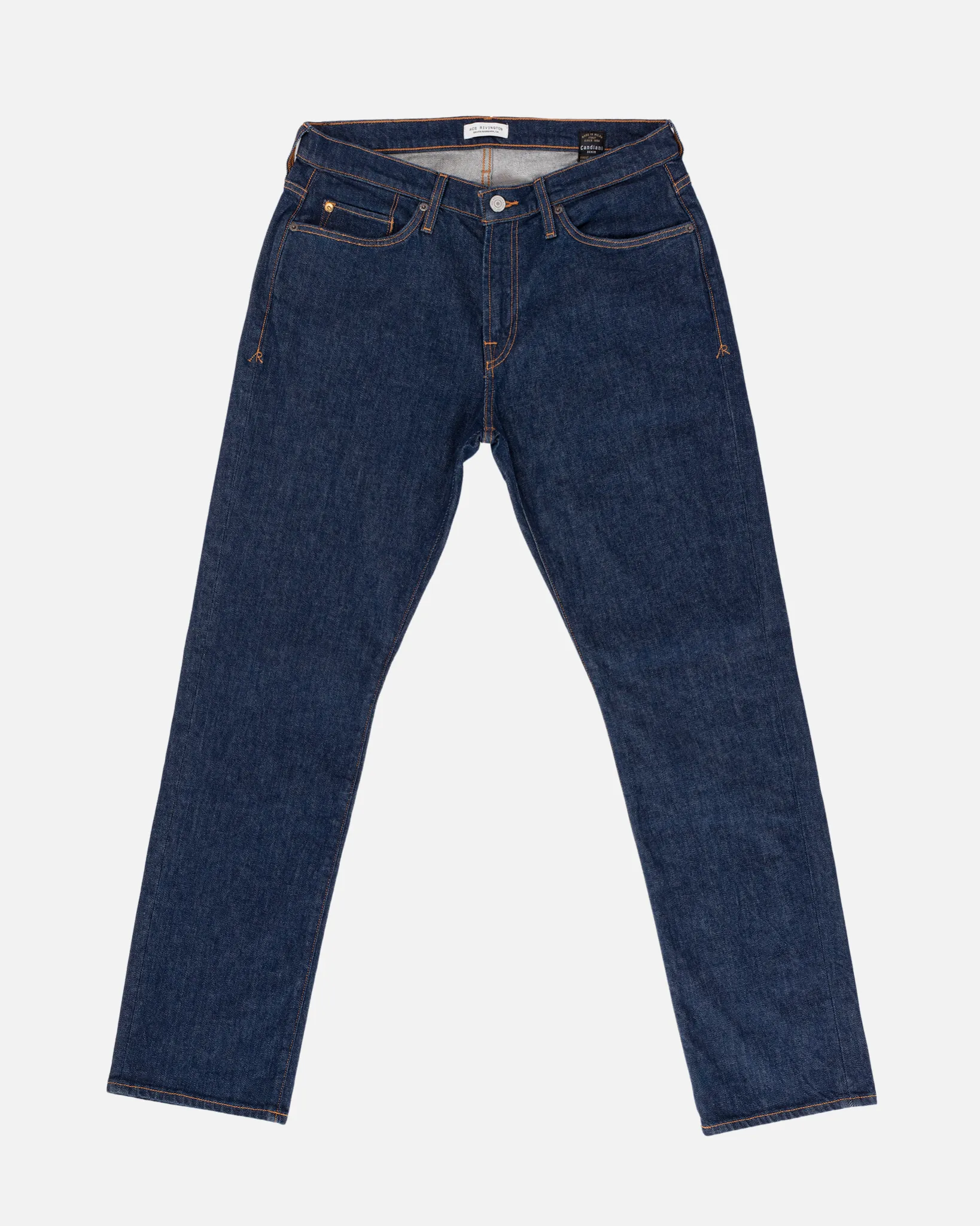 Athletic Straight Denim Jeans - Dark Rinse