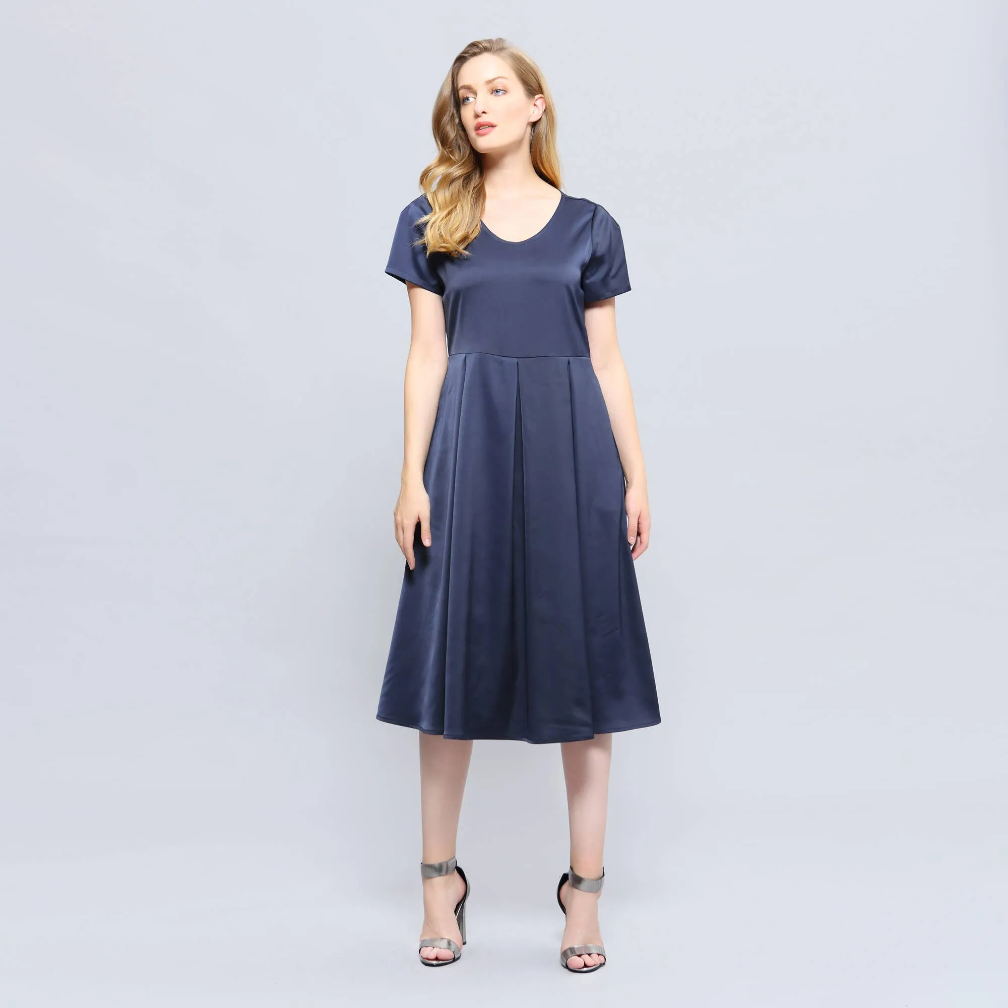 Audrey Satin Dress