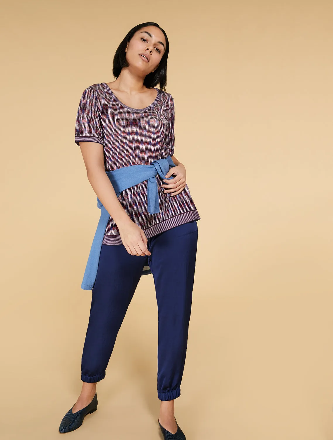 AVOCADO FLOWING VISCOSE JUMPER