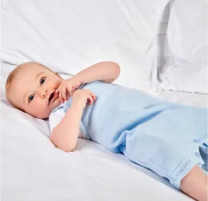 Baby Boys Fine Knit Dandelion summer  Romper