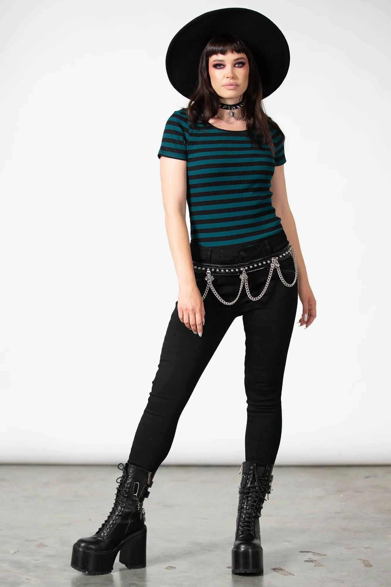 Blair Short Sleeve Top [GREEN]