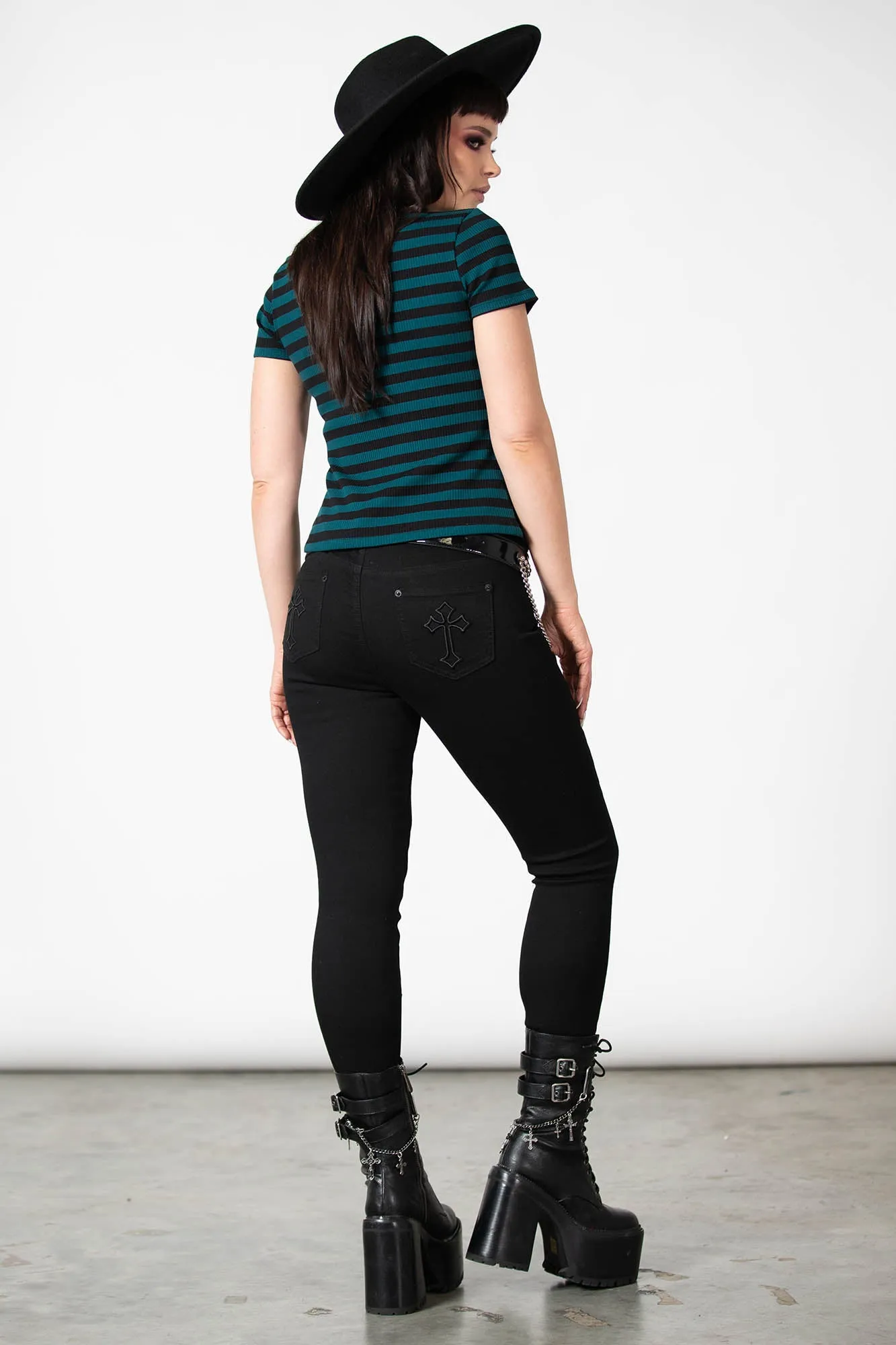 Blair Short Sleeve Top [GREEN]