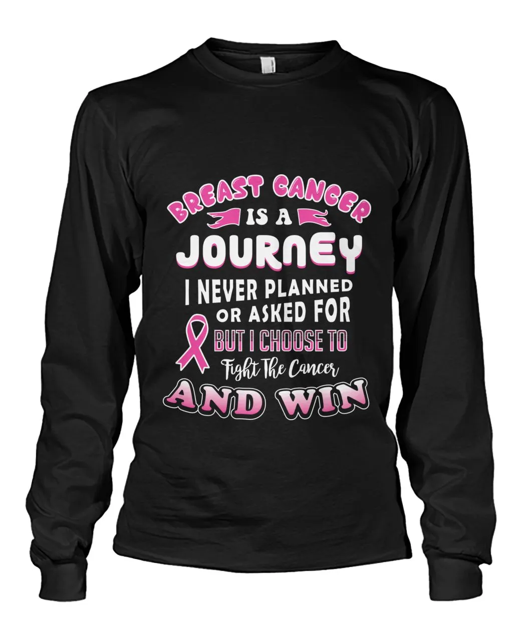 Breast Cancer is a Journey Shirts and Long Sleeves