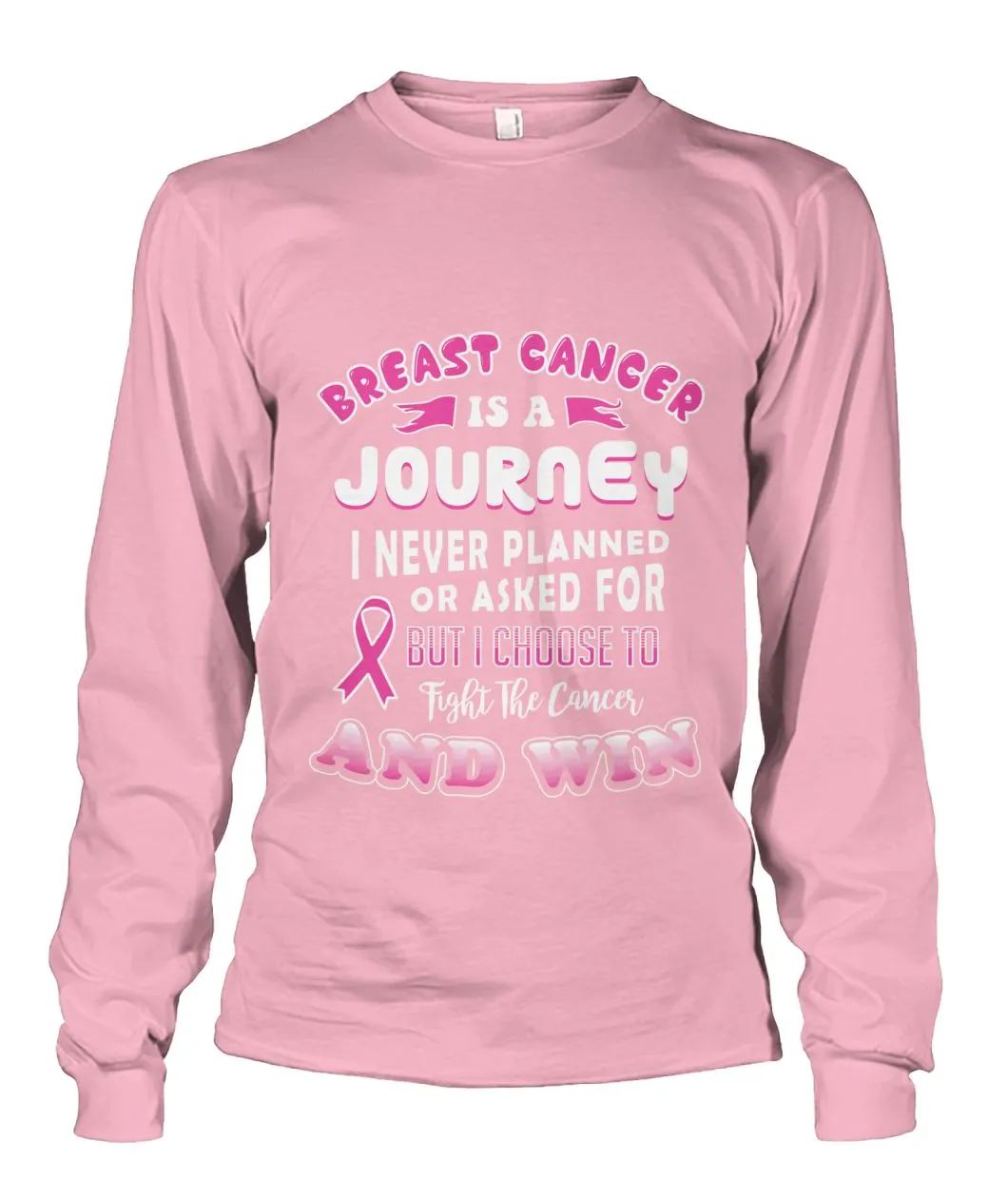 Breast Cancer is a Journey Shirts and Long Sleeves