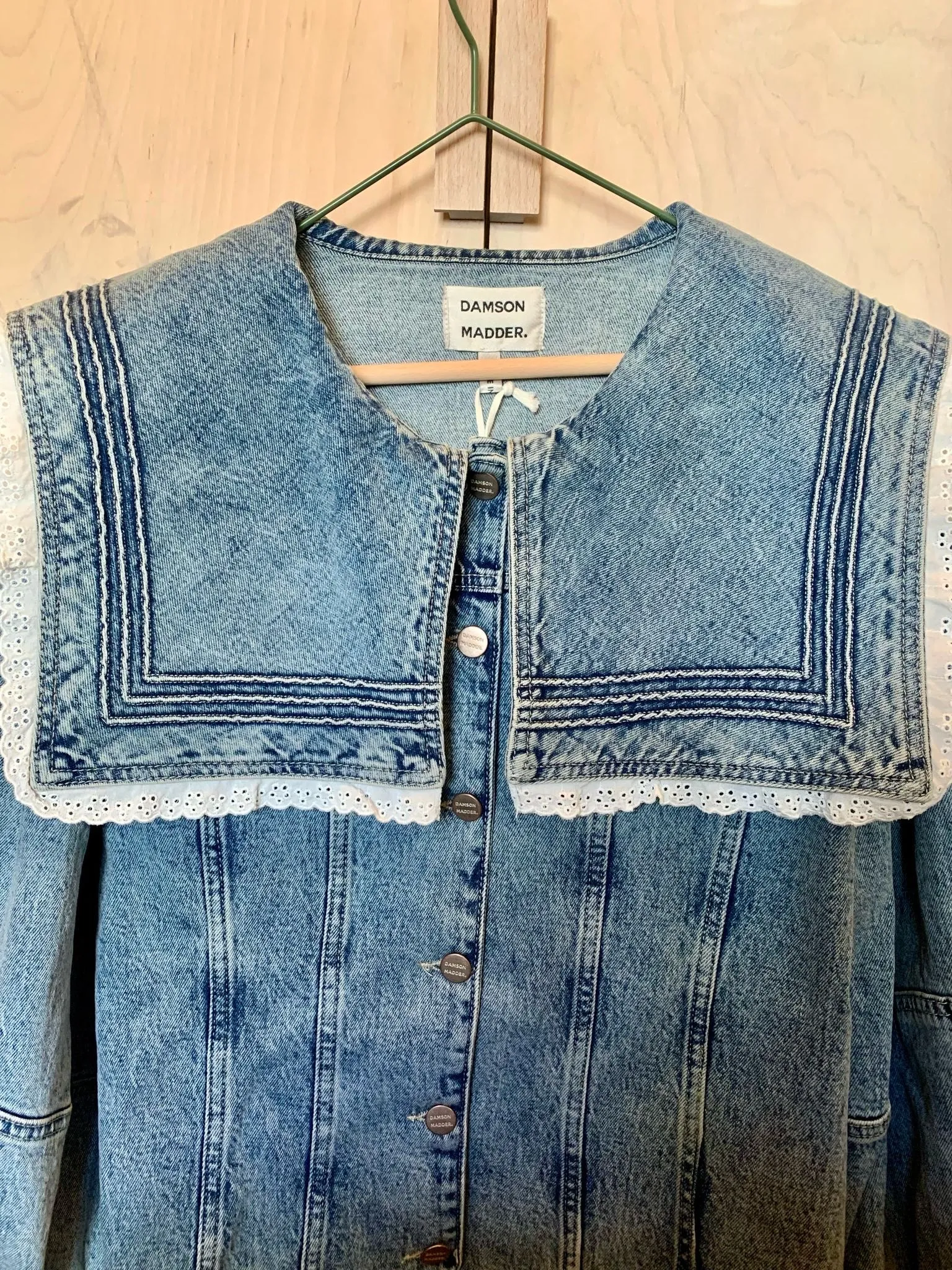 Broderie Sailor Jacket - Rider Wash