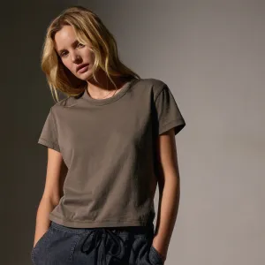Brushed Elevated Jersey Short Sleeve Tee - Army Green