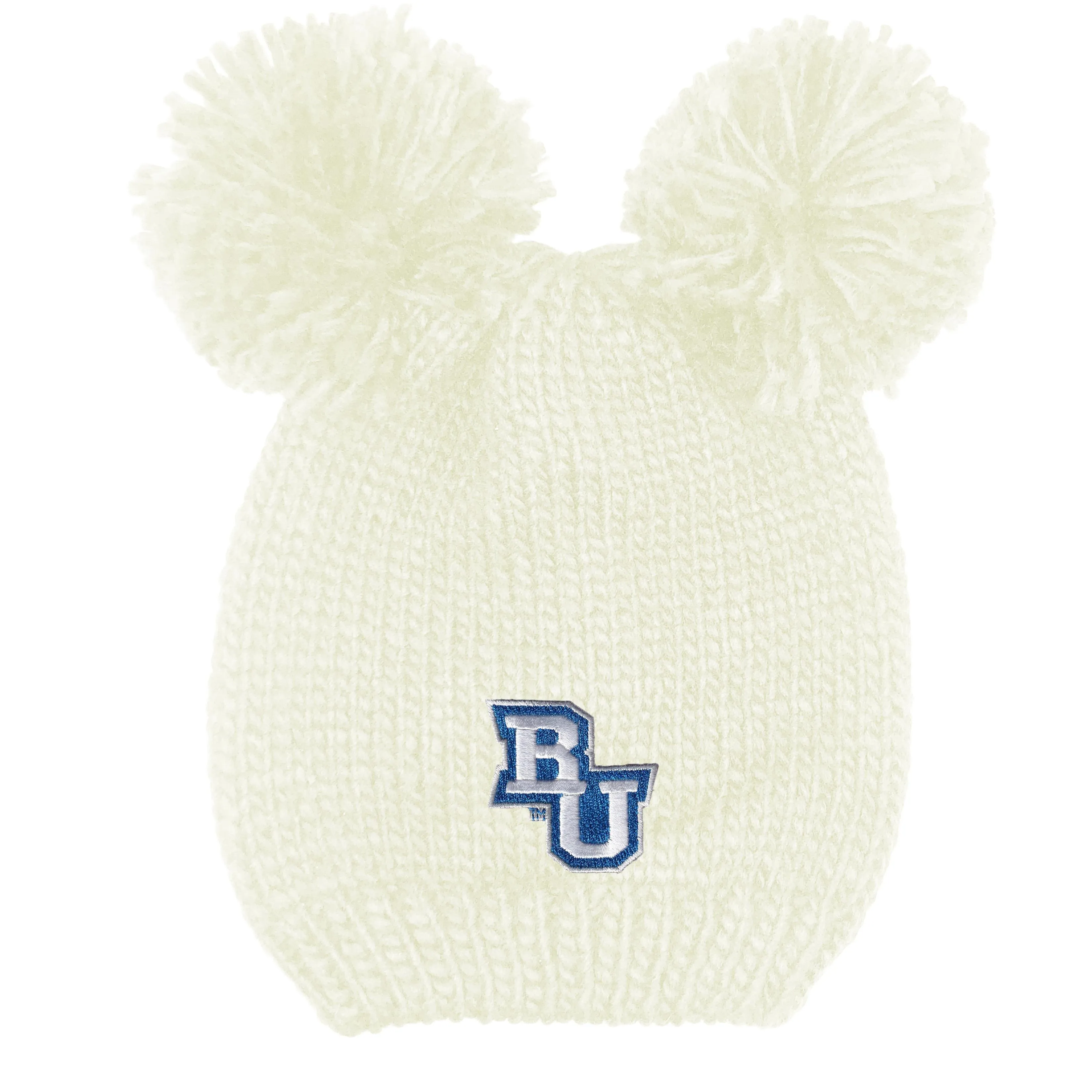 BU Leia Double Pom Pom Knit Hat