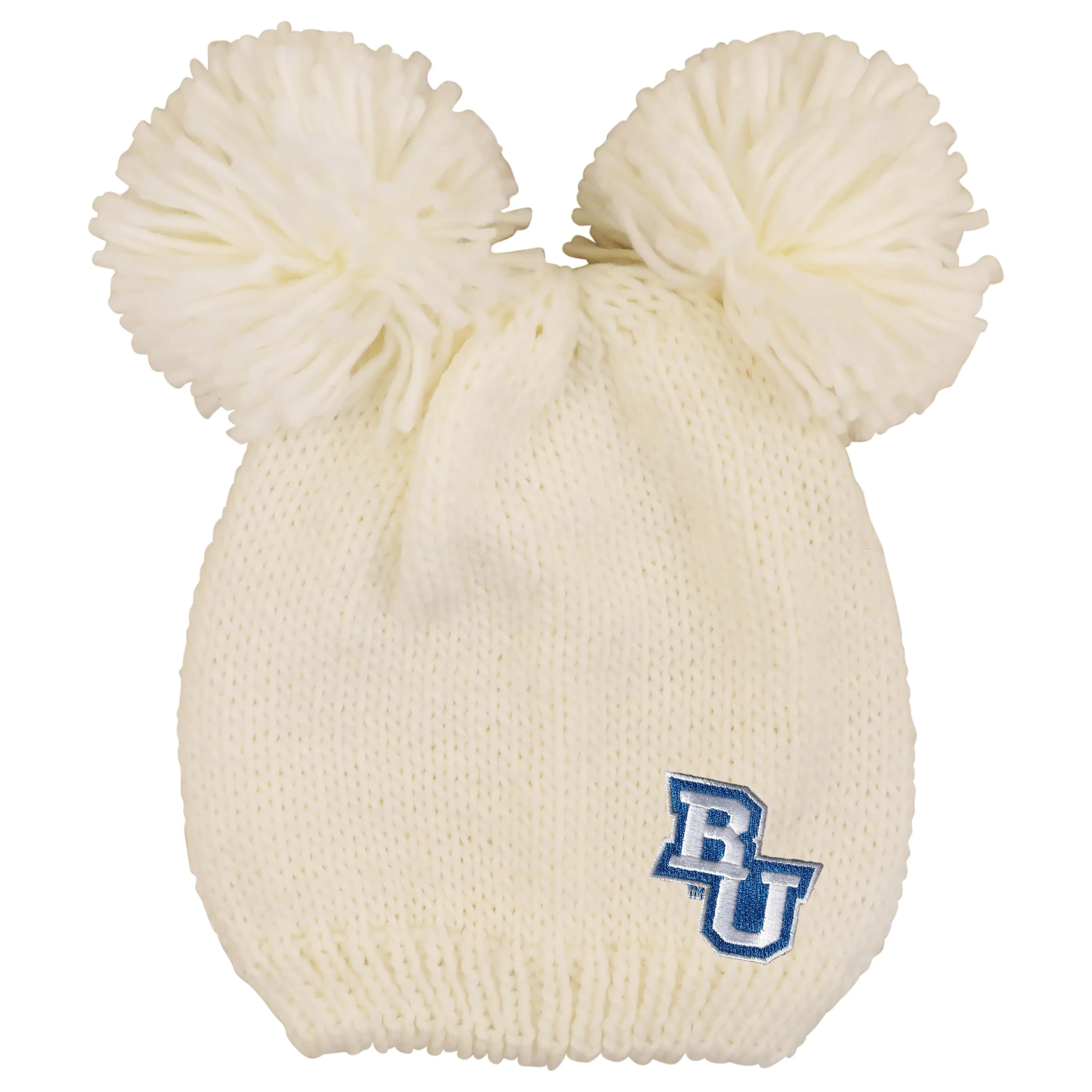 BU Leia Double Pom Pom Knit Hat