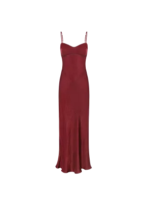 Burgundy Maxi Dress