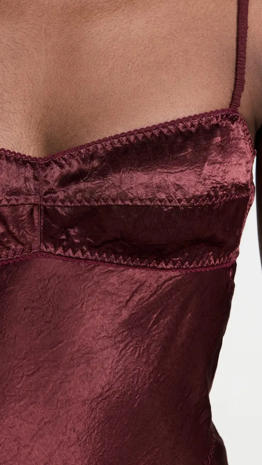 Burgundy Maxi Dress