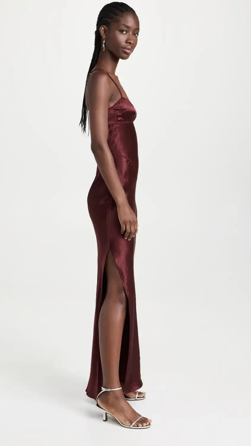 Burgundy Maxi Dress