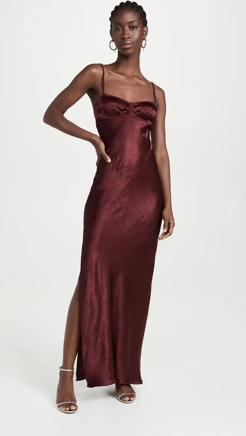 Burgundy Maxi Dress