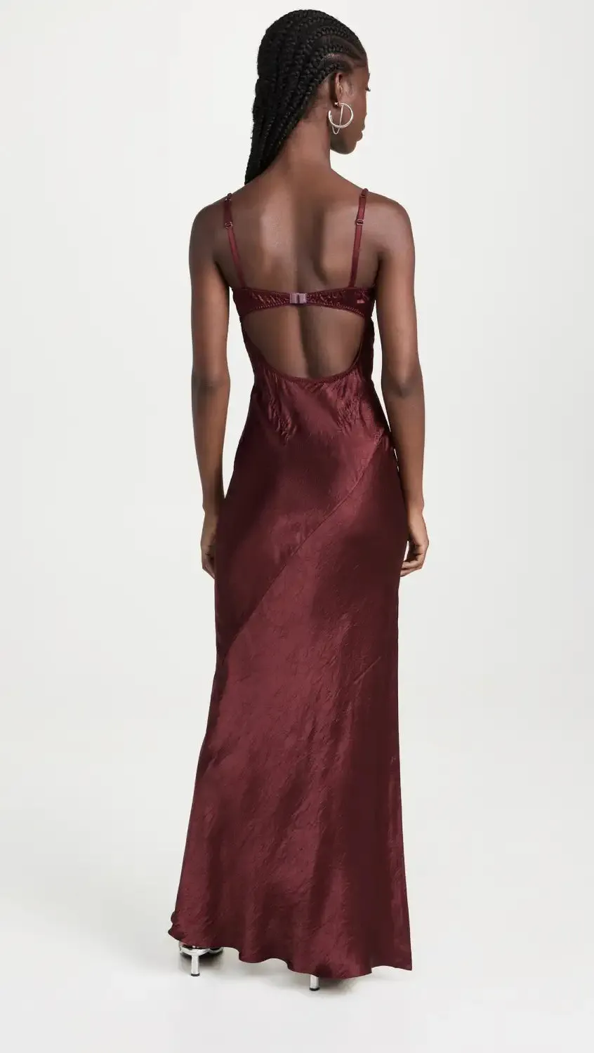 Burgundy Maxi Dress