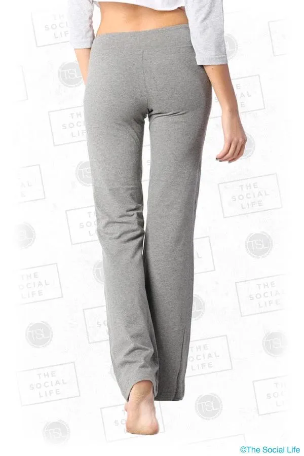 COTTON SPANDEX FITNESS PANT