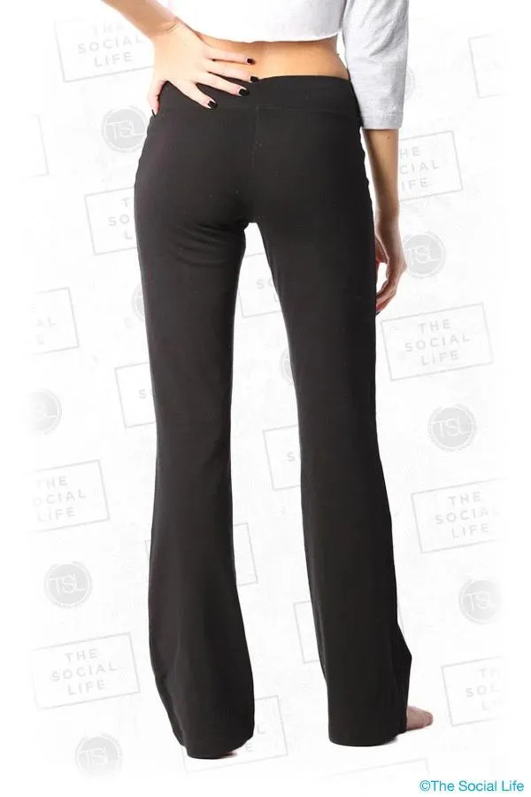COTTON SPANDEX FITNESS PANT