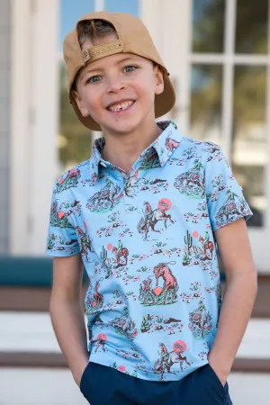 Cowboy Up - Performance Polo