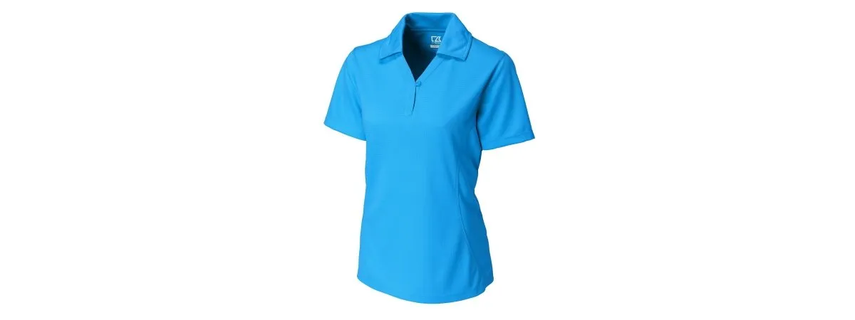 Cutter & Buck Womens Drytec Genre Textured Solid Polo