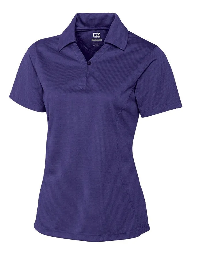 Cutter & Buck Womens Drytec Genre Textured Solid Polo