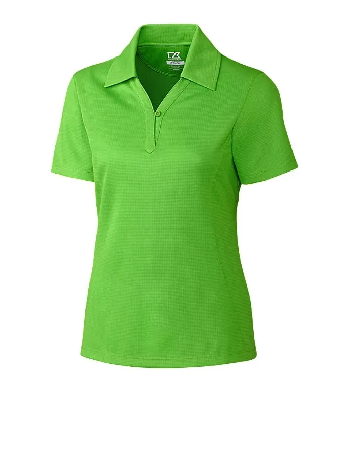 Cutter & Buck Womens Drytec Genre Textured Solid Polo