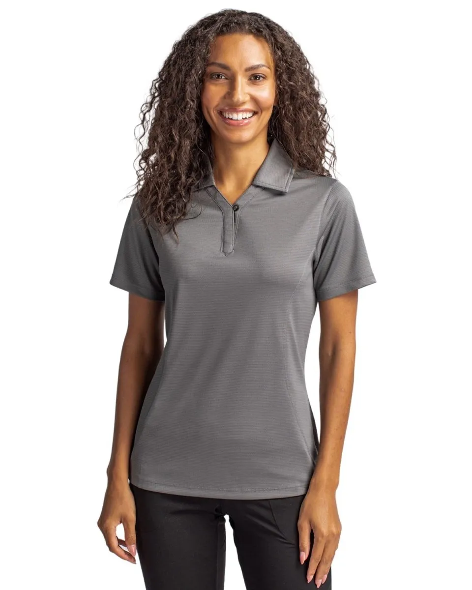 Cutter & Buck Womens Drytec Genre Textured Solid Polo